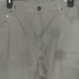 Mens Genteal khakis Olive Green Size 40x32
